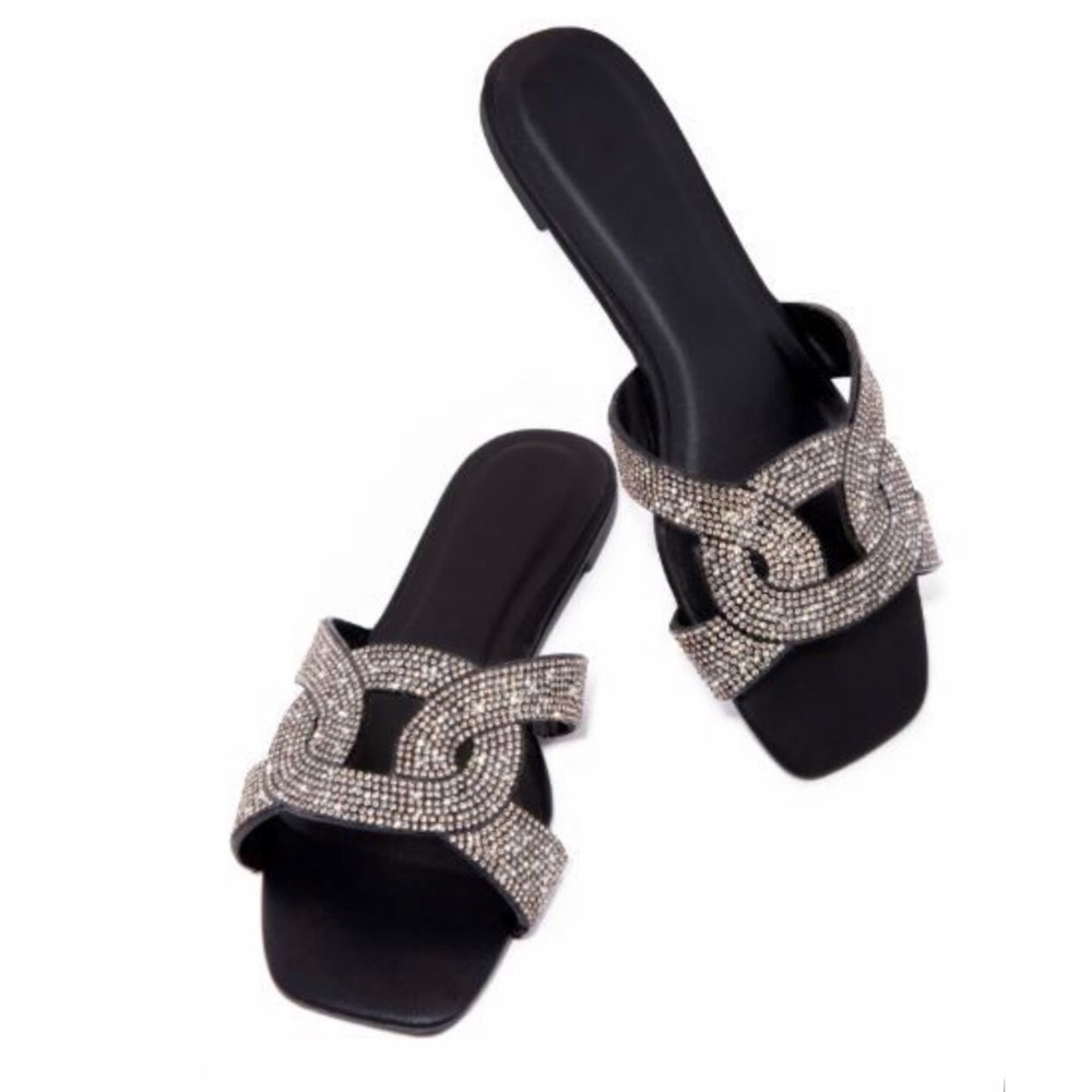 Poolside Sandal in black - Picture 6 of 8